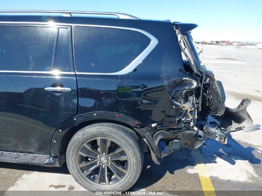 2020 Nissan Armada Platinum 2Wd VIN: JN8AY2NF7L9360439 Lot: 40805286