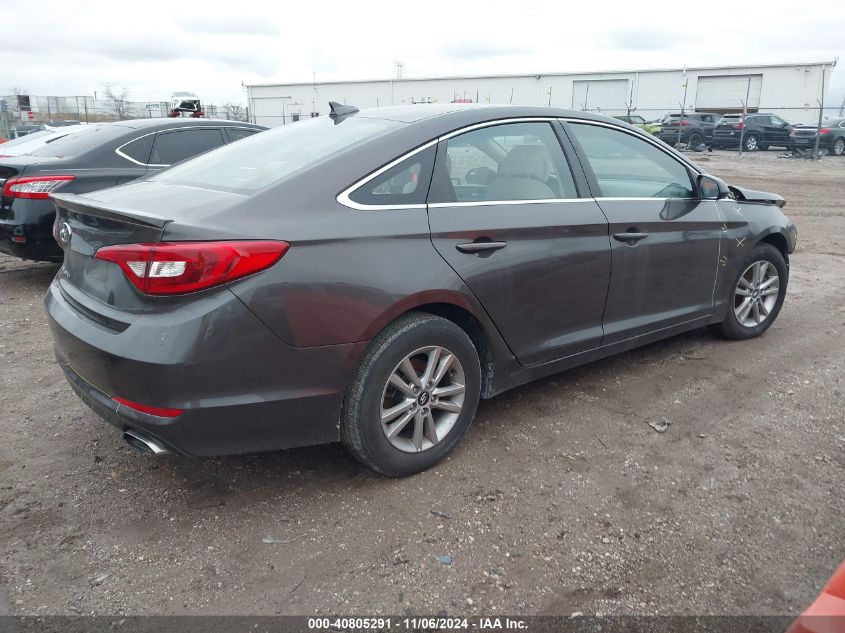 2017 Hyundai Sonata Se VIN: 5NPE24AF7HH500651 Lot: 40805291