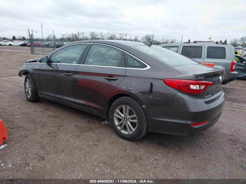 2017 Hyundai Sonata Se VIN: 5NPE24AF7HH500651 Lot: 40805291