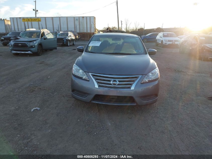 2015 Nissan Sentra S VIN: 3N1AB7AP9FY336282 Lot: 40805293