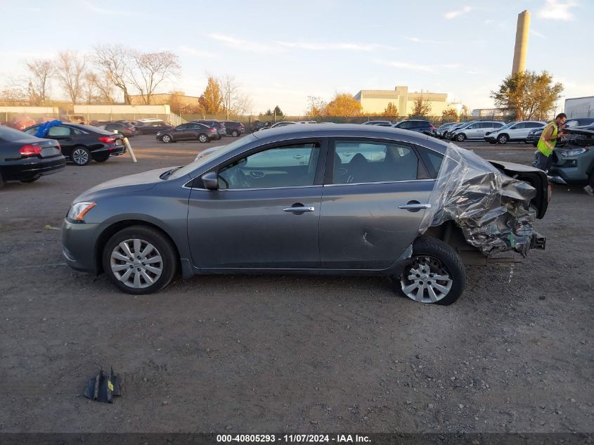 2015 Nissan Sentra S VIN: 3N1AB7AP9FY336282 Lot: 40805293