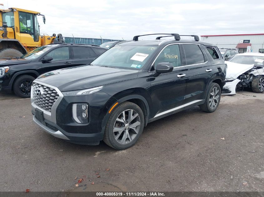 VIN KM8R4DHE8NU480643 2022 Hyundai Palisade, Sel no.2