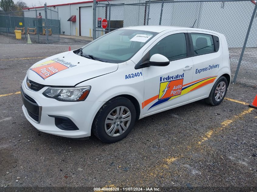 2019 Chevrolet Sonic Lt Auto VIN: 1G1JG6SB2K4141433 Lot: 40805328