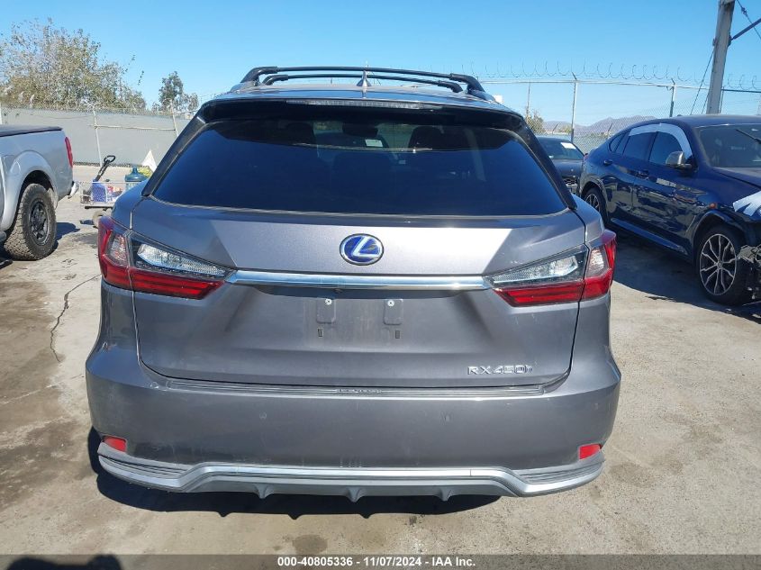 2020 Lexus Rx 450H VIN: 2T2HGMDA8LC048120 Lot: 40805336