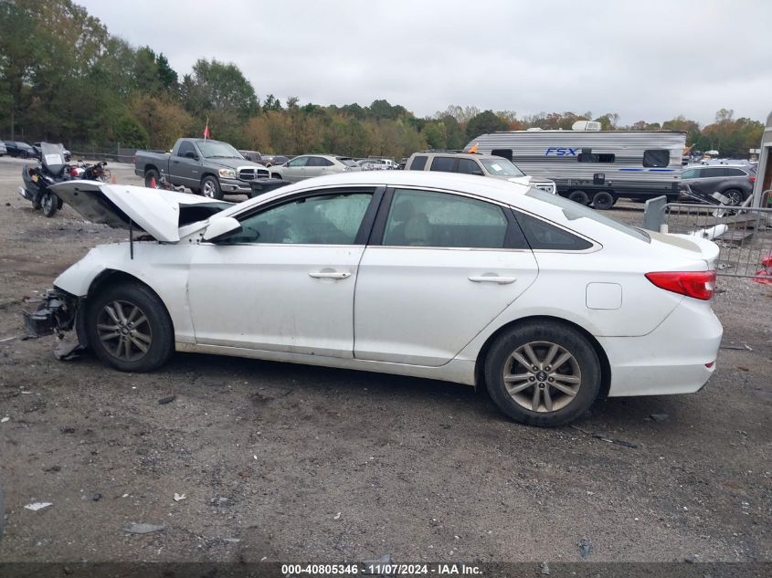 2016 Hyundai Sonata Se VIN: 5NPE24AF0GH283930 Lot: 40805346