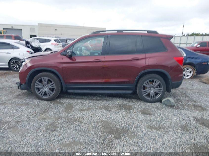 2020 Honda Passport Awd Elite VIN: 5FNYF8H03LB001203 Lot: 40805360