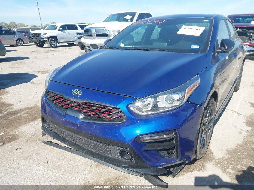 2021 Kia Forte Gt-Line VIN: 3KPF34AD3ME330643 Lot: 40805361