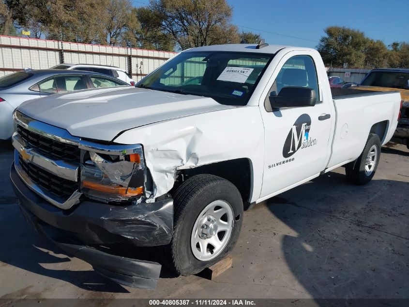 2017 Chevrolet Silverado 1500 Wt VIN: 1GCNCNECXHZ383496 Lot: 40805387