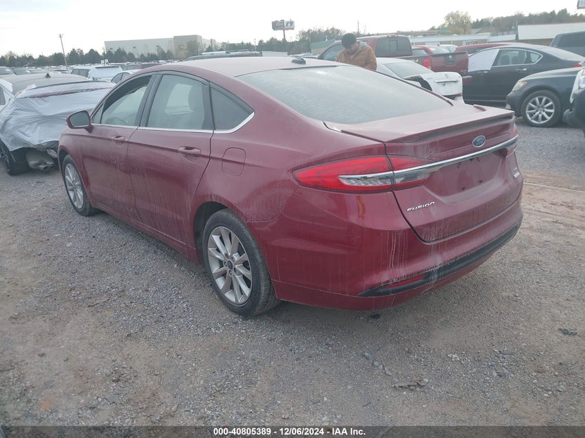 Vin: 3fa6p0hd1hr322032, lot: 41294955, ford fusion se 20173