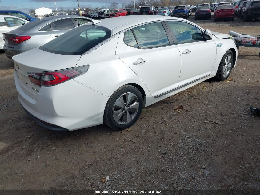 2015 Kia Optima Hybrid Ex VIN: KNAGN4ADXF5080571 Lot: 40805394