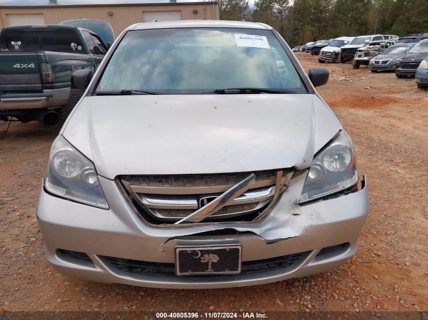 2005 Honda Odyssey Ex VIN: 5FNRL38415B420477 Lot: 40805396