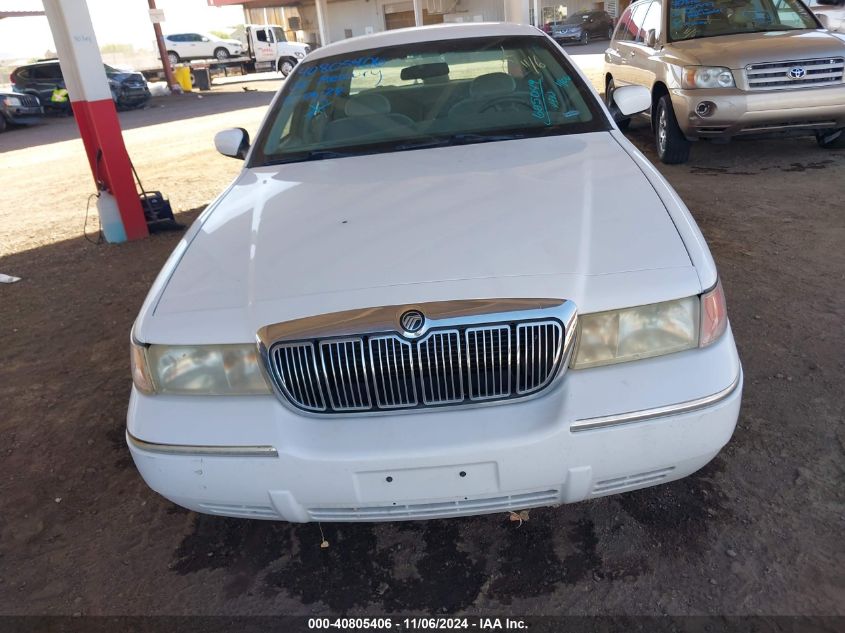 2002 Mercury Grand Marquis Gs VIN: 2MEFM74W62X605049 Lot: 40805406