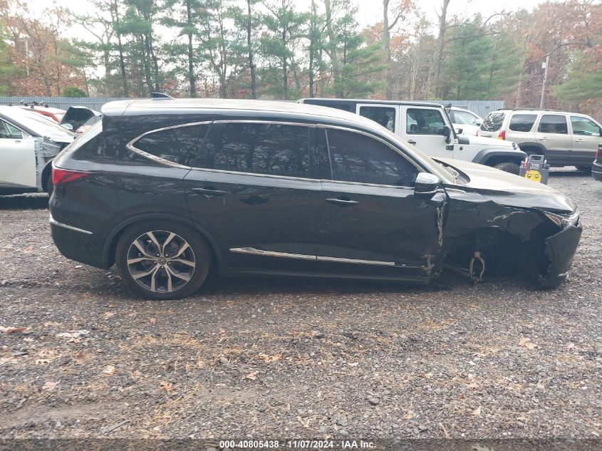 2022 Acura Mdx Technology VIN: 5J8YE1H46NL051771 Lot: 40805438