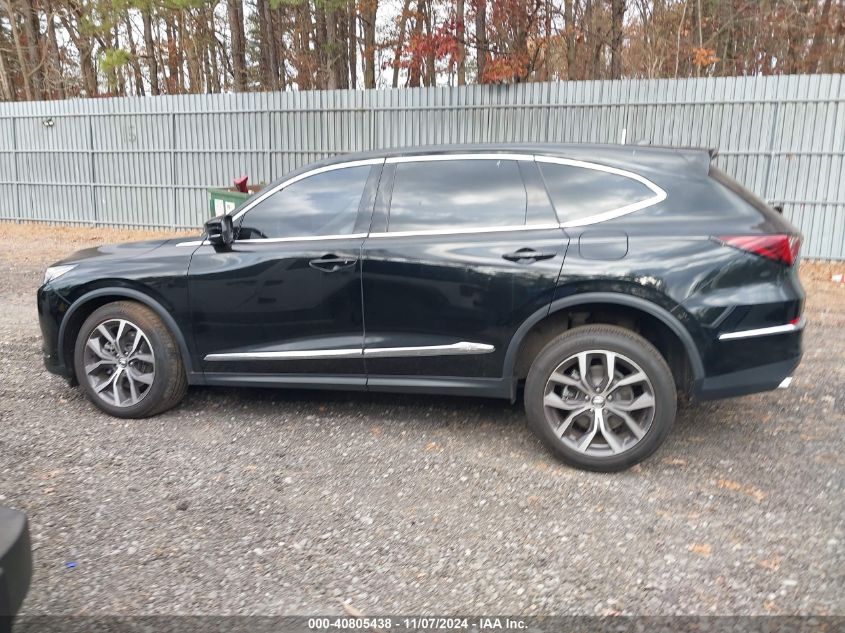 2022 Acura Mdx Technology VIN: 5J8YE1H46NL051771 Lot: 40805438