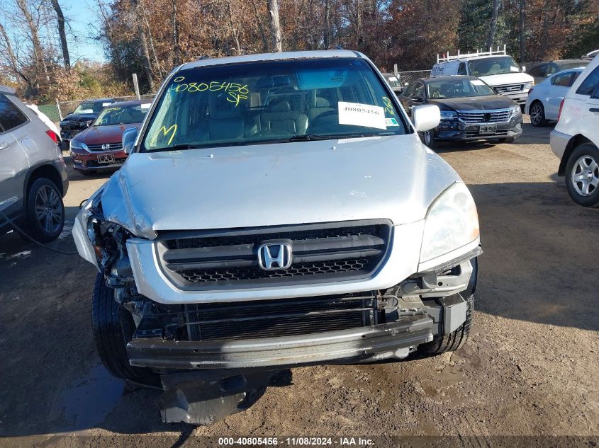 2005 Honda Pilot Ex-L VIN: 5FNYF18695B009403 Lot: 40805456