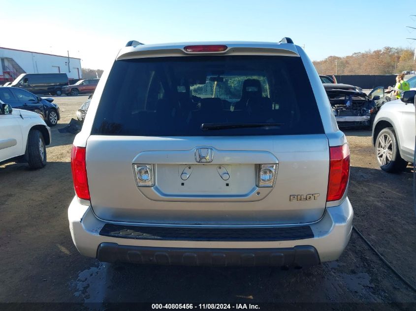 2005 Honda Pilot Ex-L VIN: 5FNYF18695B009403 Lot: 40805456