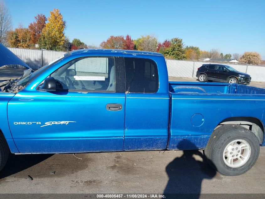 1998 Dodge Dakota Slt/Sport VIN: 1B7GL22XXWS641178 Lot: 40805457