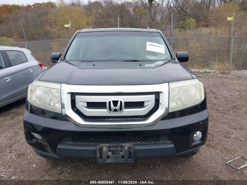 2010 Honda Pilot Touring VIN: 5FNYF4H83AB004923 Lot: 40805467