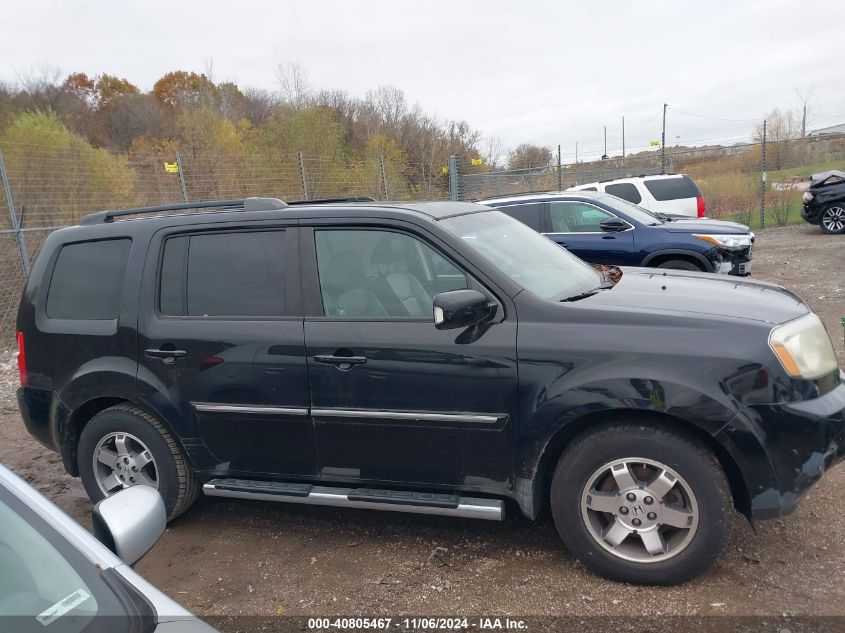 2010 Honda Pilot Touring VIN: 5FNYF4H83AB004923 Lot: 40805467