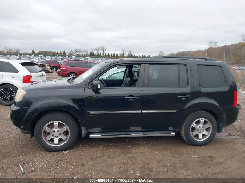 2010 Honda Pilot Touring VIN: 5FNYF4H83AB004923 Lot: 40805467