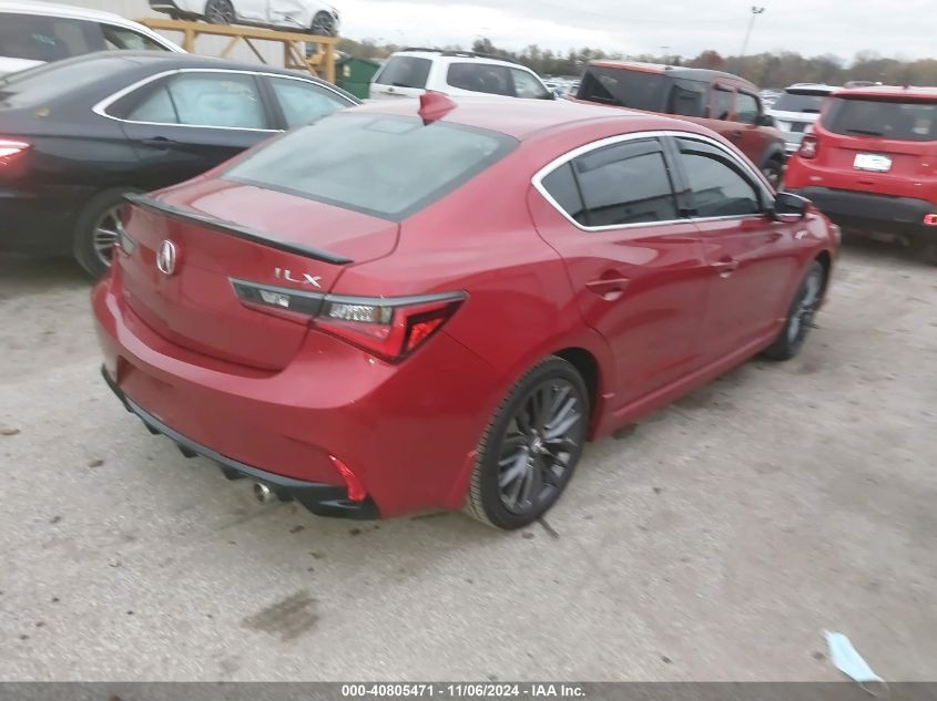 VIN 19UDE2F81KA007372 2019 Acura ILX, Premium   A-S... no.4