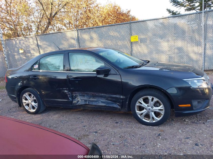 2012 Ford Fusion Se VIN: 3FAHP0HA4CR306091 Lot: 40805489