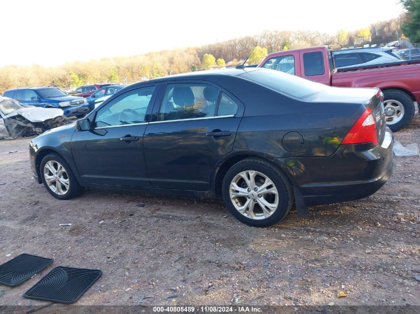 2012 Ford Fusion Se VIN: 3FAHP0HA4CR306091 Lot: 40805489