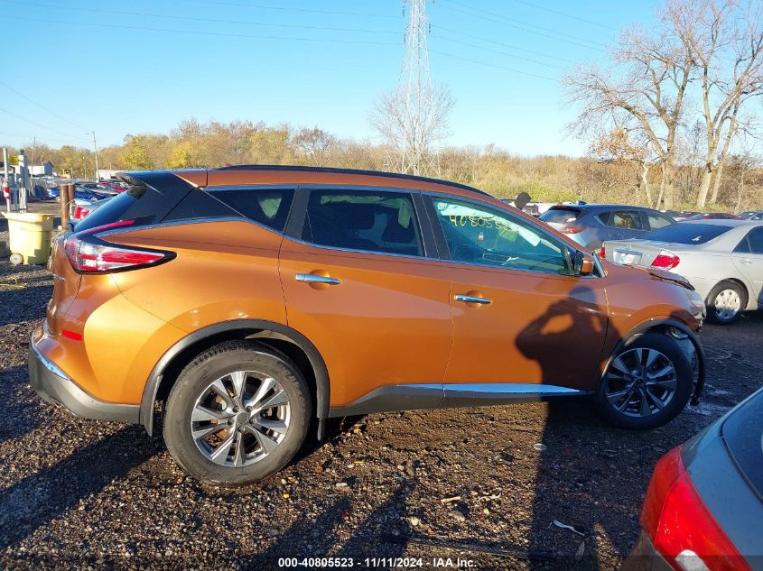 2015 Nissan Murano S/Sl/Sv/Platinum VIN: 5N1AZ2MH3FN256954 Lot: 40805523