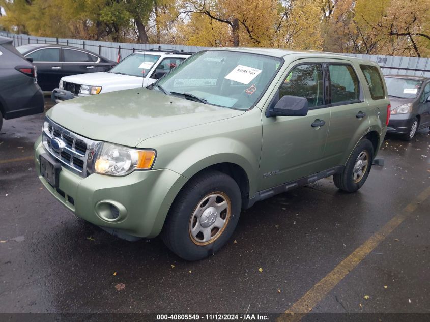 2008 Ford Escape Xls/Xls Manual VIN: 1FMCU02ZX8KE20874 Lot: 40805549