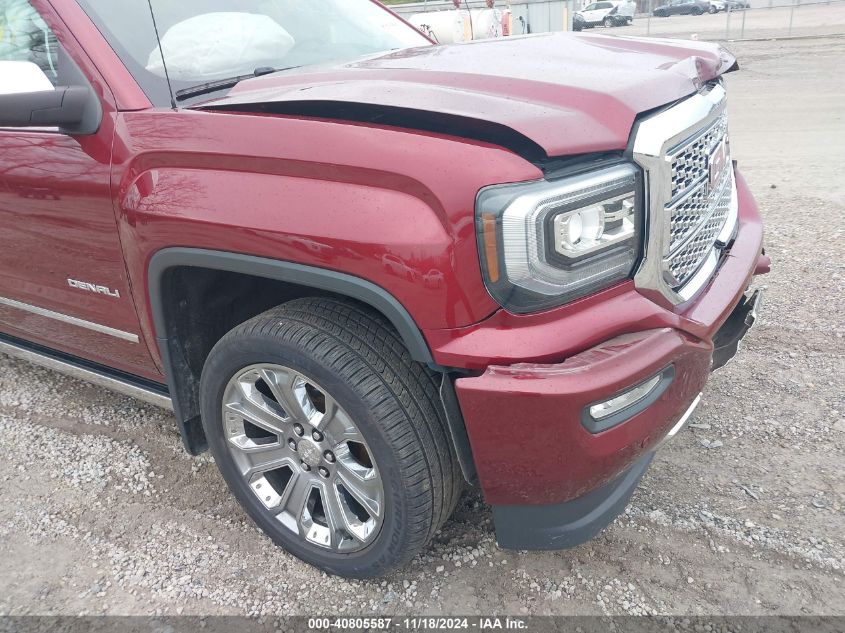 2017 GMC Sierra 1500 Denali VIN: 3GTU2PEJ8HG237168 Lot: 40805587