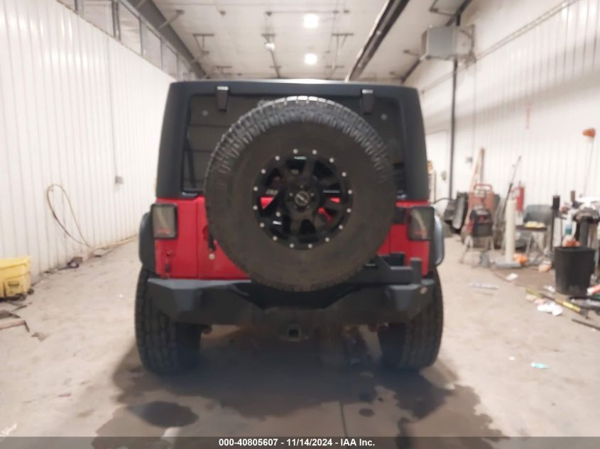 2016 Jeep Wrangler Unlimited Sport VIN: 1C4BJWDG8GL166209 Lot: 40805607