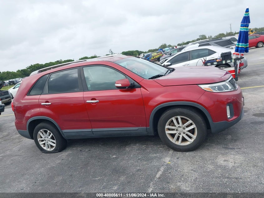 2015 Kia Sorento Lx VIN: 5XYKT3A63FG567116 Lot: 40805611