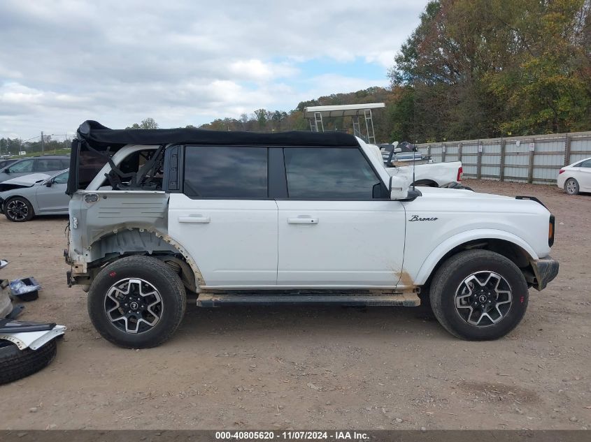 2022 Ford Bronco Outer Banks VIN: 1FMDE5BH5NLA84692 Lot: 40805620