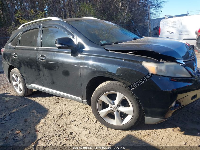 2010 Lexus Rx 350 VIN: 2T2BK1BA1AC009162 Lot: 40805637