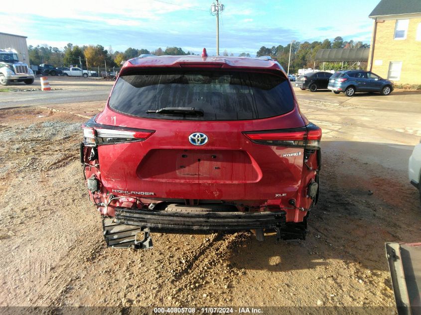 2020 TOYOTA HIGHLANDER HYBRID XLE - 5TDGARAH8LS503216