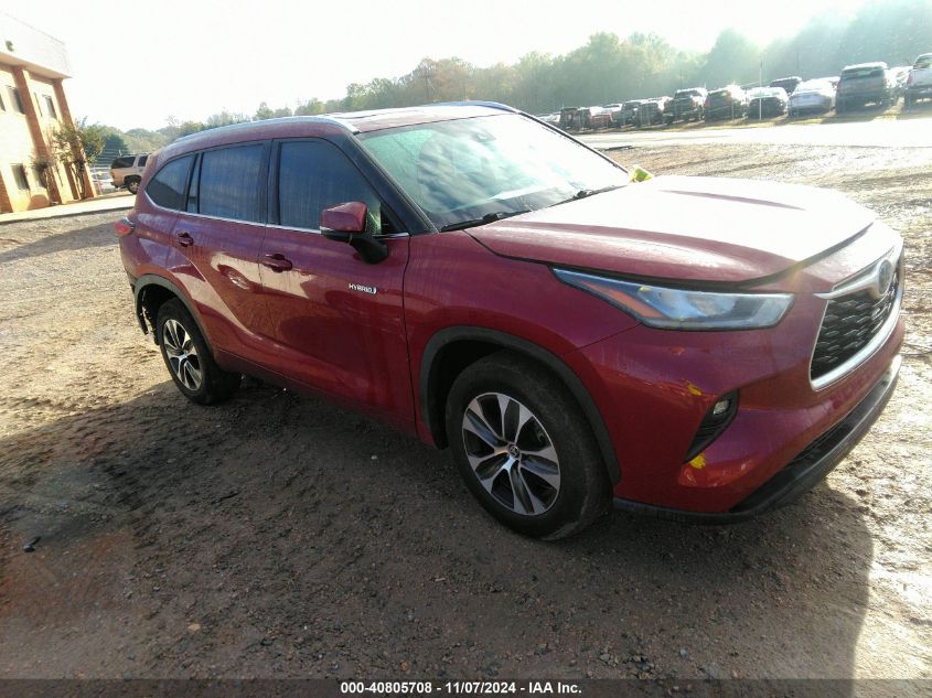 2020 TOYOTA HIGHLANDER HYBRID XLE - 5TDGARAH8LS503216