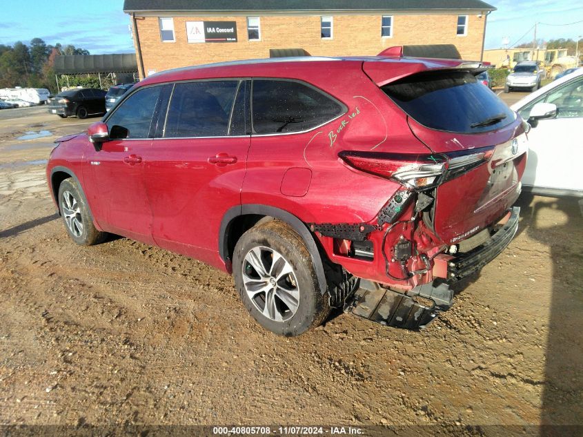 2020 TOYOTA HIGHLANDER HYBRID XLE - 5TDGARAH8LS503216