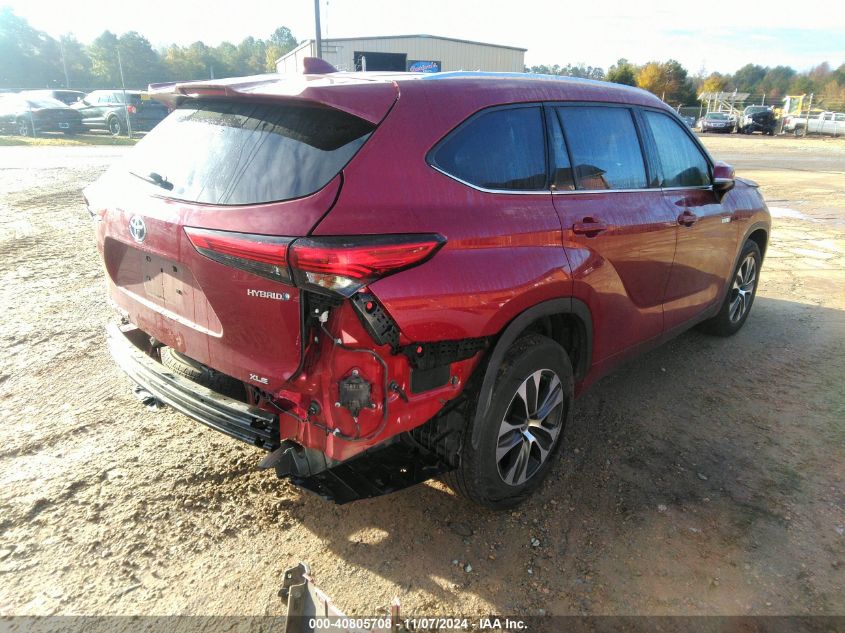 VIN 5TDGARAH8LS503216 2020 Toyota Highlander, Hybri... no.4