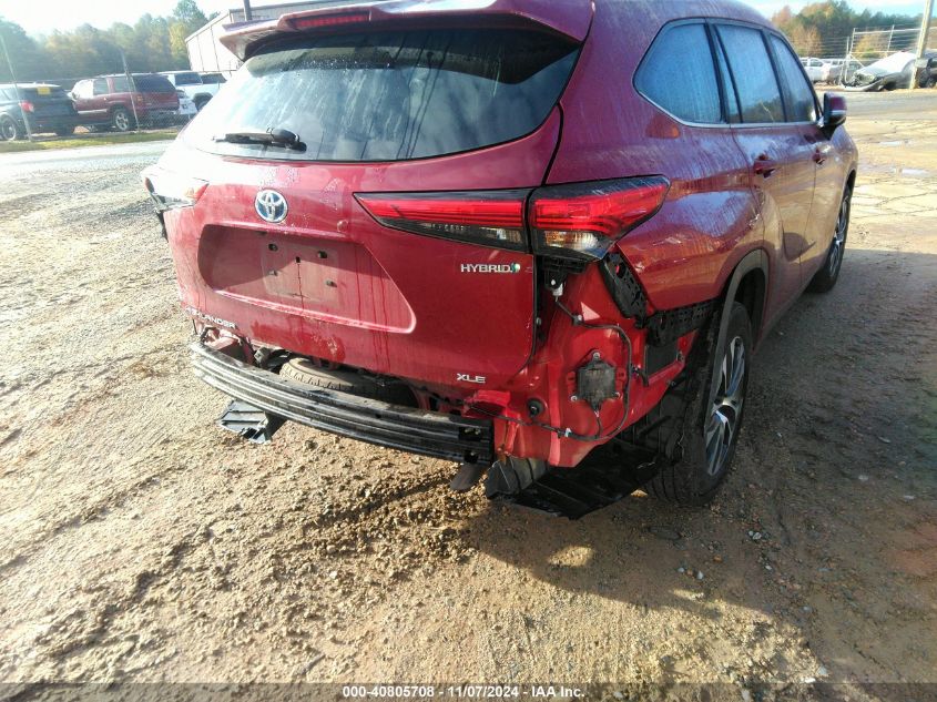 2020 TOYOTA HIGHLANDER HYBRID XLE - 5TDGARAH8LS503216