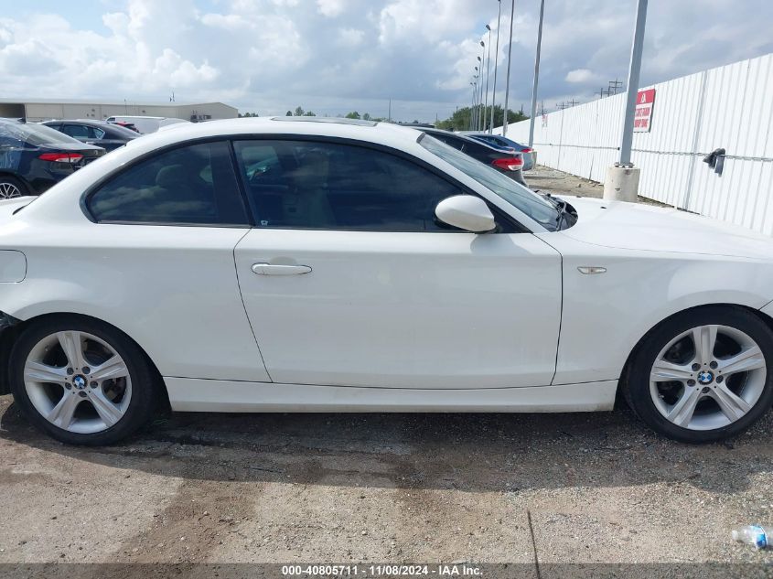 2009 BMW 128I VIN: WBAUP73579VK75309 Lot: 40805711