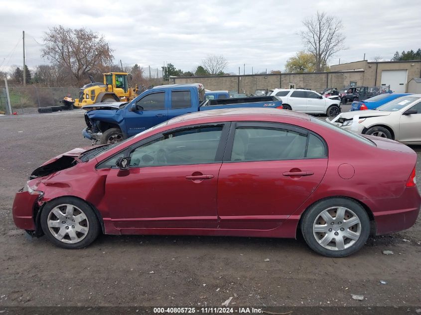 2011 Honda Civic Lx VIN: 2HGFA1F59BH536218 Lot: 40805725