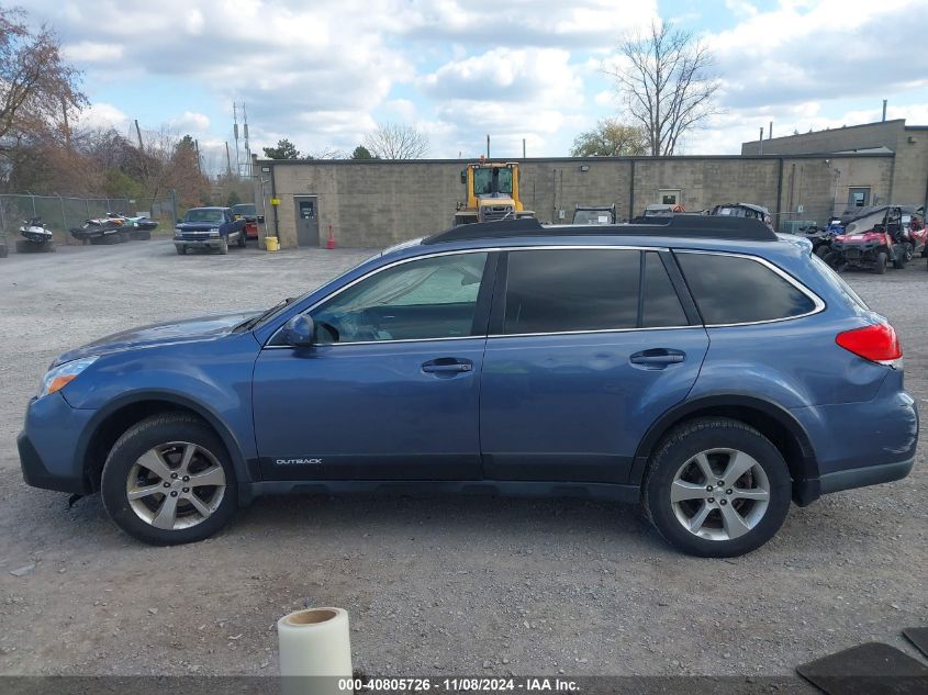 2013 Subaru Outback 2.5I Limited VIN: 4S4BRBKCXD3246720 Lot: 40805726