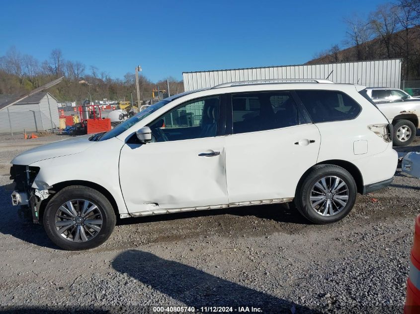 2018 Nissan Pathfinder Sl VIN: 5N1DR2MM5JC637221 Lot: 40805740