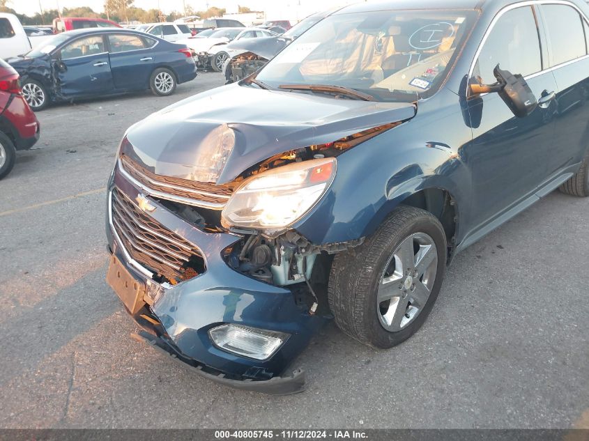 2016 Chevrolet Equinox Lt VIN: 2GNALCEK8G6234614 Lot: 40805745