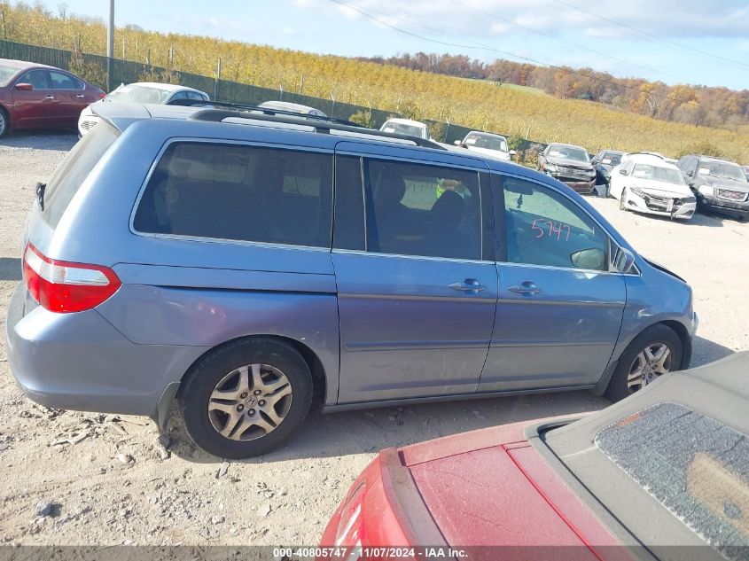 2007 Honda Odyssey Ex-L VIN: 5FNRL38717B069812 Lot: 40805747