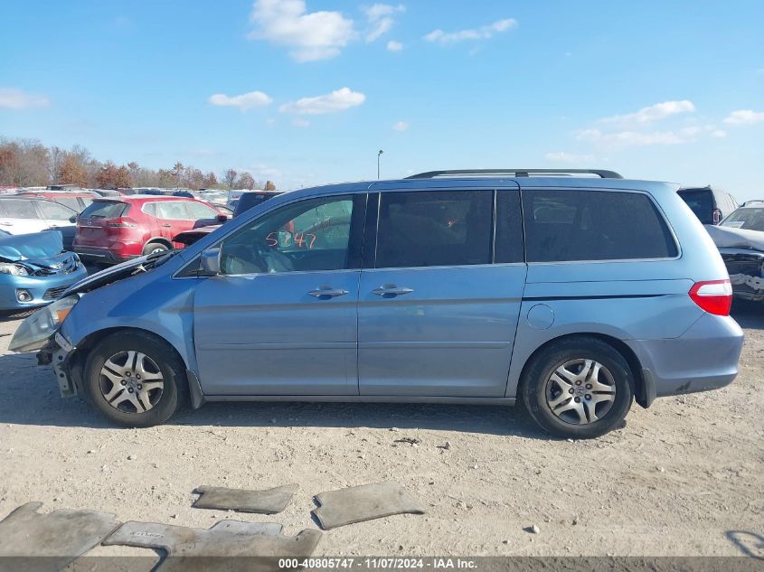 2007 Honda Odyssey Ex-L VIN: 5FNRL38717B069812 Lot: 40805747