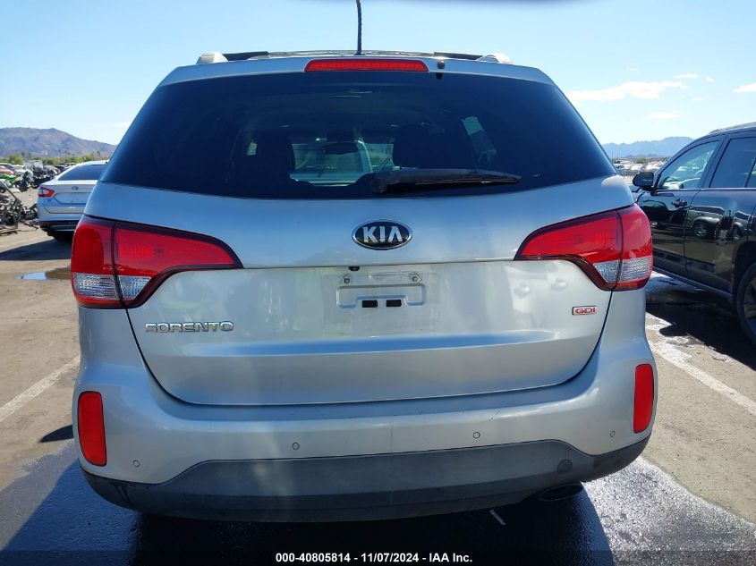 2015 Kia Sorento Lx VIN: 5XYKT4A63FG601755 Lot: 40805814