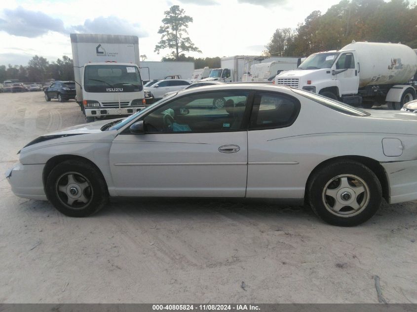 2004 Chevrolet Monte Carlo Ls VIN: 2G1WW12E249115209 Lot: 40805824