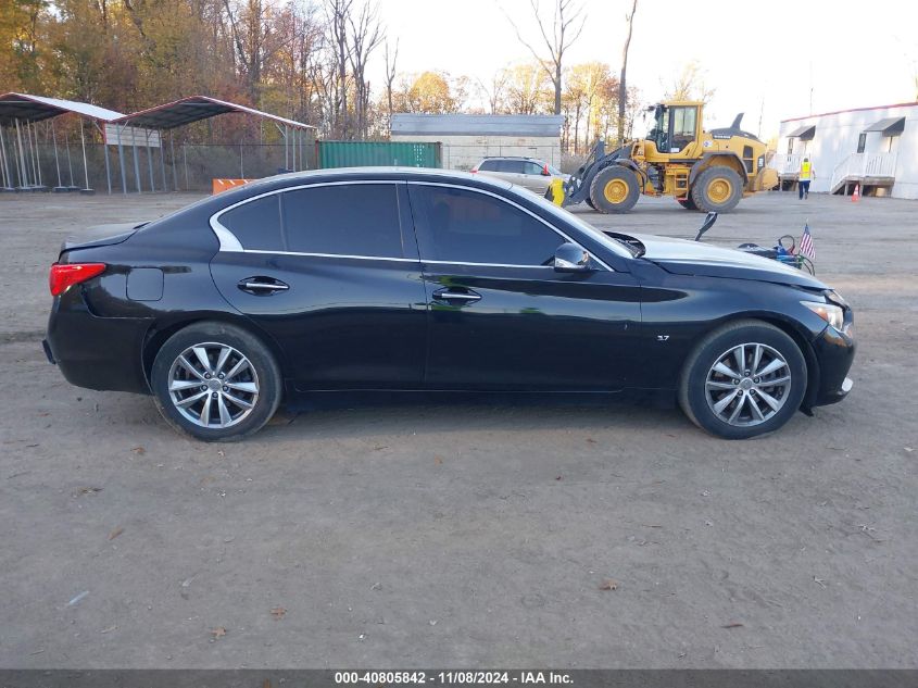 2014 Infiniti Q50 Premium VIN: JN1BV7AR9EM689409 Lot: 40805842