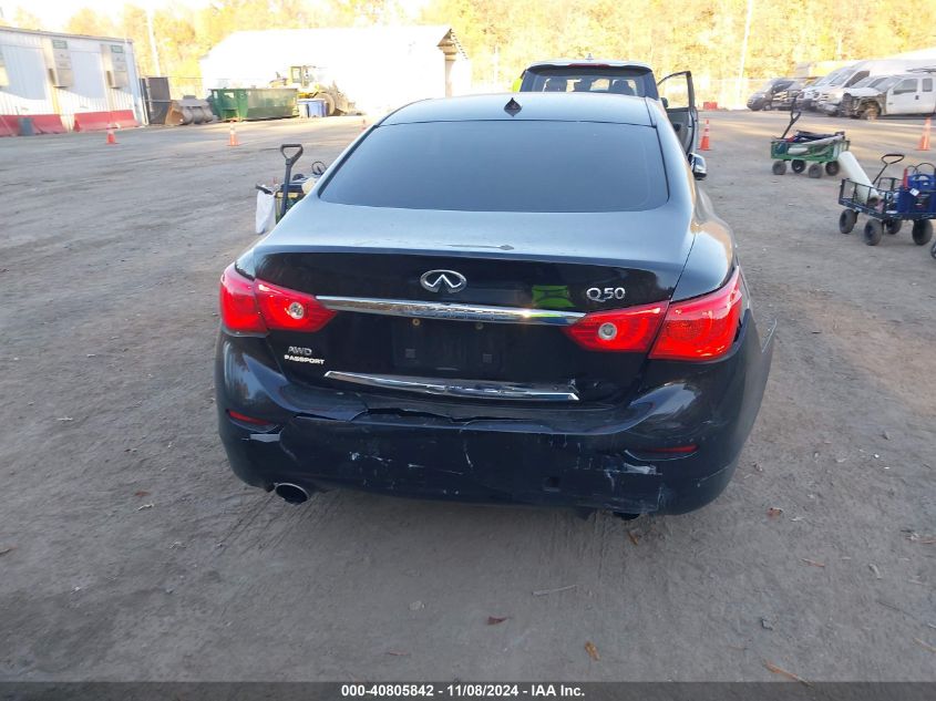 2014 Infiniti Q50 Premium VIN: JN1BV7AR9EM689409 Lot: 40805842